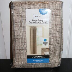 Mainstays one window panel 42Wx84L thermal lining with foam backing NIP